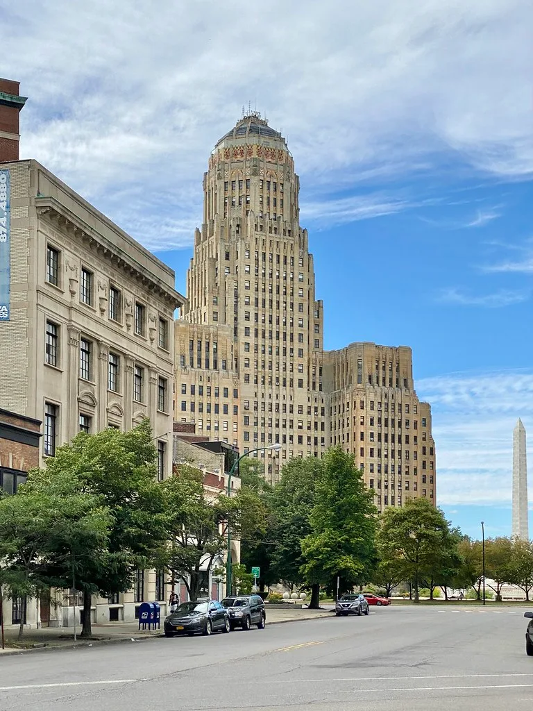 Buffalo City Hall seen from Niagara Street