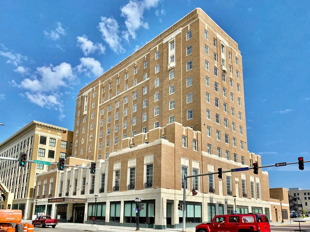 Restored Warrior Hotel in Sioux City