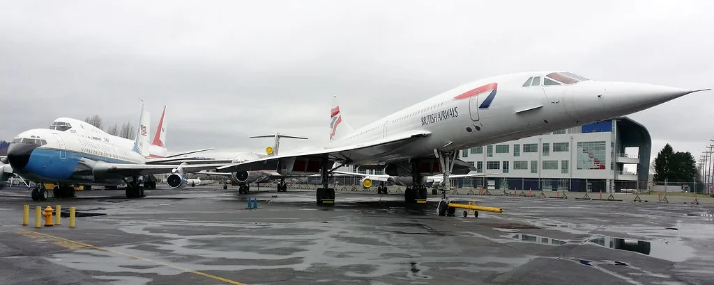 Concorde displayed at the Museum of Flight near Seattle