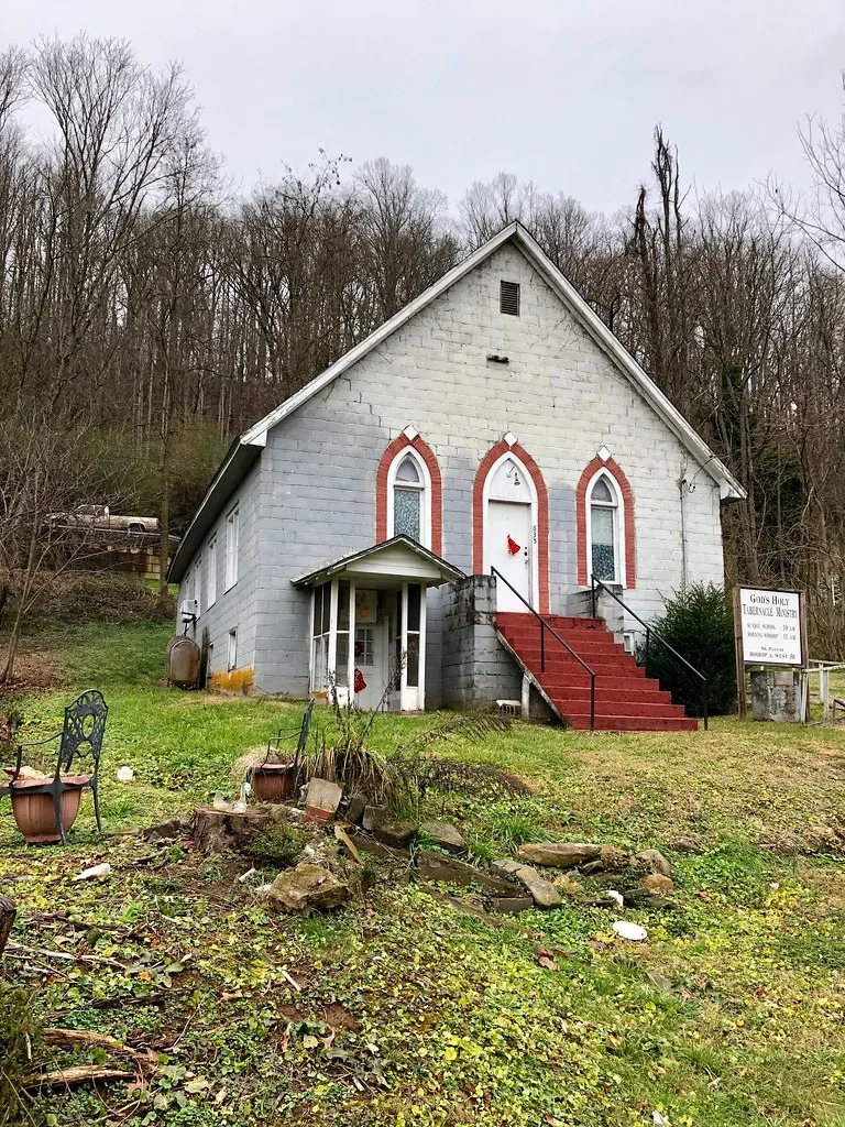Former Maize Chapel church in Sylva