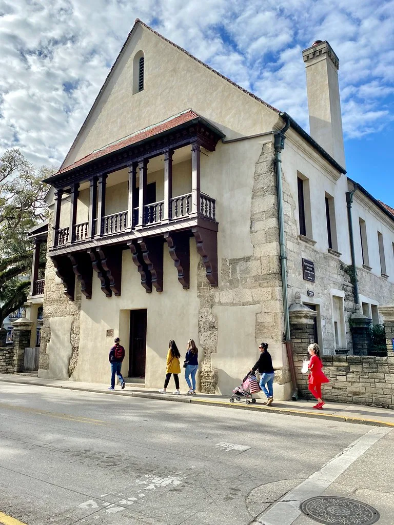 Facade and balcony of Government House in Saint Augustine