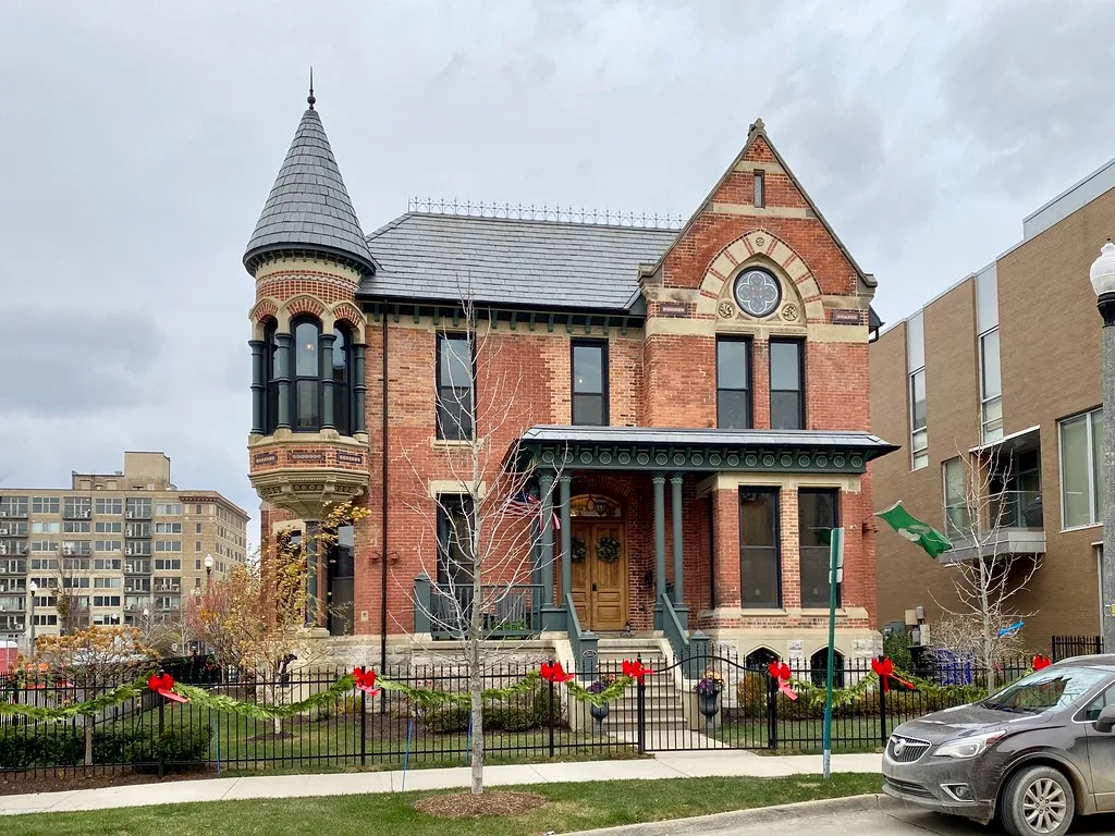 Restored historic Ransom Gillis House in Detroit