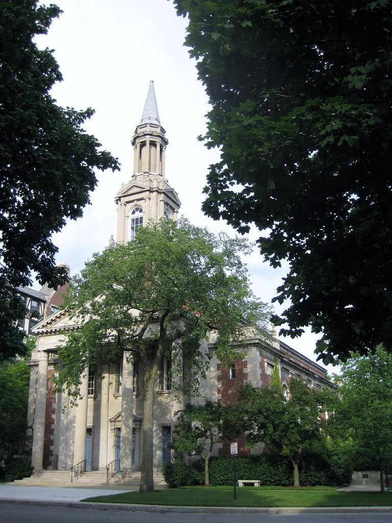 Église First Congregational et son clocher à Evanston