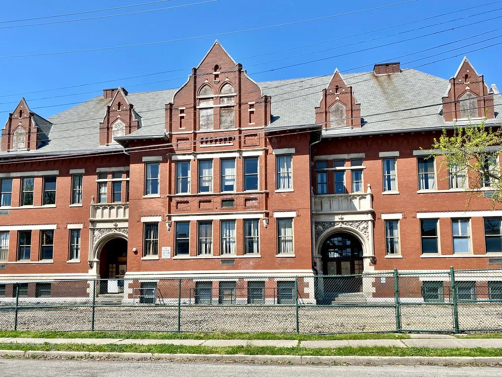 Façade de l'ancienne école Allison Street à Norwood