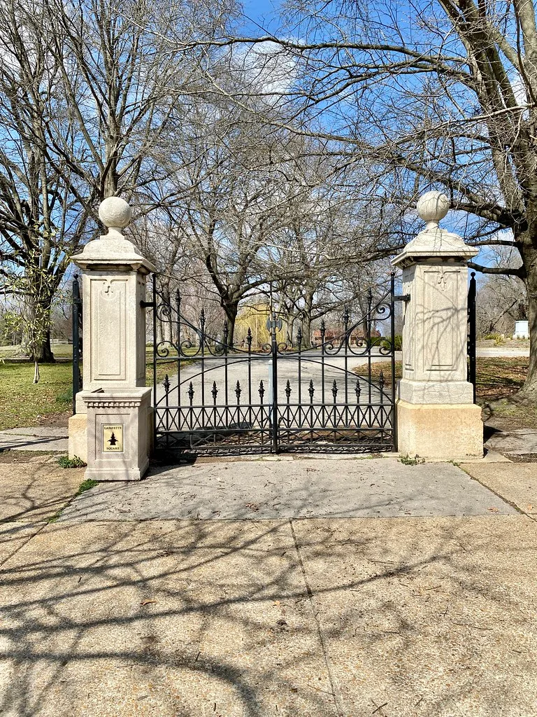 Entrance gate to Lafayette Square Park in St. Louis
